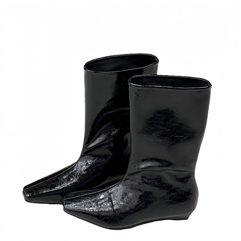 2025 Autumn Winter New Slim High Top Riding Boots Women Square Toe Inner Height Knee High Boots - Image 5
